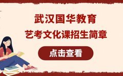 武汉国华学校2023武汉国华教育艺考文化课招生简章解读